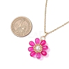 Glass & Glass Pearl Beads Pendants Necklaces for Women NJEW-MZ00106-03-3