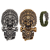 2Pcs 2 Colors Brass Shackle Clasps KK-NB0004-26-1
