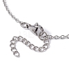 Crystal Holder Cage Necklace NJEW-JN04585-7