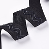 Polyester Non-Slip Silicone Elastic Gripper Band SRIB-WH0006-22A-01-2