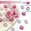 30Pcs 3 Colors Handmade Glass European Beads GLAA-YW0004-21B-2