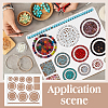 Wooden Bead Design Boards WOOD-WH0042-26A-6