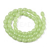 Imitation Jade Glass Beads Strands GLAA-R217-08B-B02-2