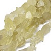 Natural Lemon Quartz Bead Strands G-K291-E02-1
