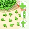 200Pcs Opaque Acrylic Beads SACR-FS0001-39C-2