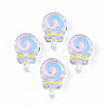 Transparent Acrylic Beads ACRC-S039-04-2