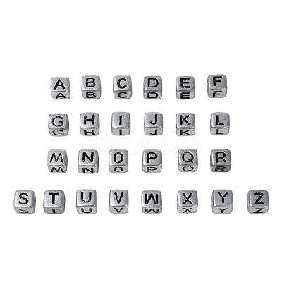 Plated Acrylic Beads SACR-JQ0001-04AS-1