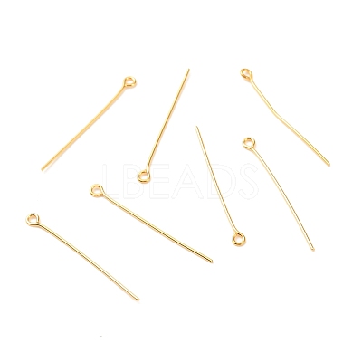 Brass Eye Pins KK-F824-113C-G-1