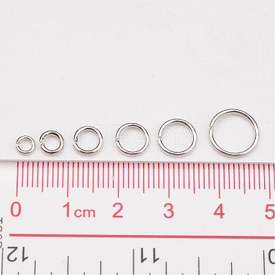 1 Box Open Jump Rings Brass Jump Rings KK-JP0008-P-NF-1