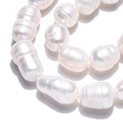 Natural Cultured Freshwater Pearl Beads Strands PEAR-N012-10C-1