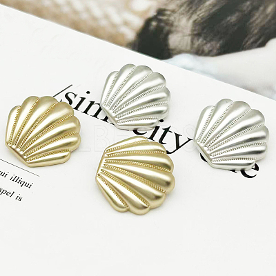 38Pcs 1-Hole Alloy Buttons BUTT-CY0001-20MLG-1