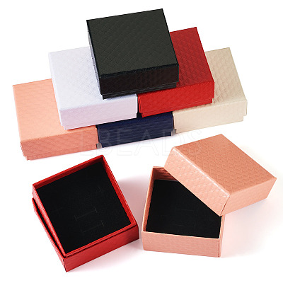 Rhombus Textured Cardboard Gift Storage Boxes CON-TAC0010-03B-01-1