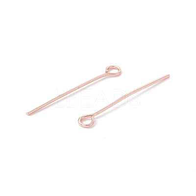 Brass Eye Pin KK-WH0058-01C-RG-1