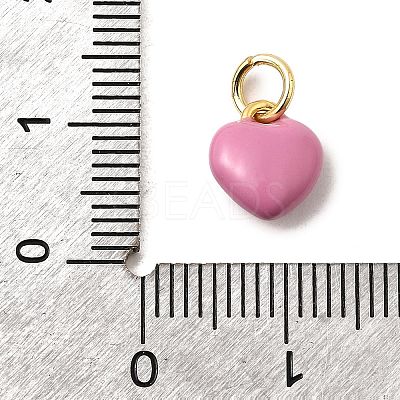 Brass Enamel Charms KK-A268-12G-03-1