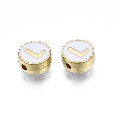 Alloy Enamel Beads ENAM-N052-006-01L-RS-1