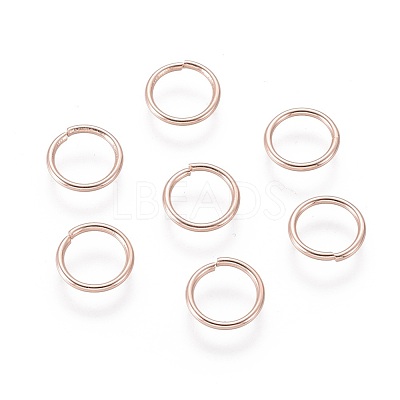304 Stainless Steel Open Jump Rings STAS-O098-02RG-06-1