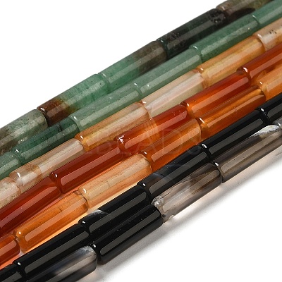 Natural Agate Beads Strands G-E612-B13-1