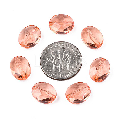 Transparent Acrylic Beads TACR-S154-18A-52-1