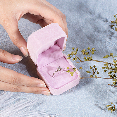 Square Velvet Ring Boxes VBOX-BC0001-01-1