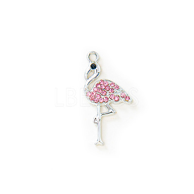 Alloy Rhinestone Pendants FIND-H002-86P-02-1