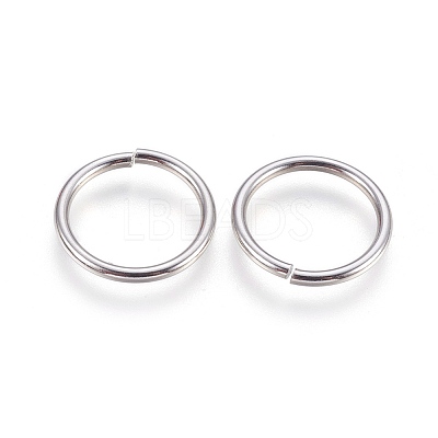 Tarnish Resistant 304 Stainless Steel Saw Cut Open Jump Rings STAS-P212-25P-07-1