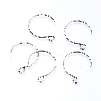 Tarnish Resistant 304 Stainless Steel Earring Hooks STAS-O119-10P-A-1