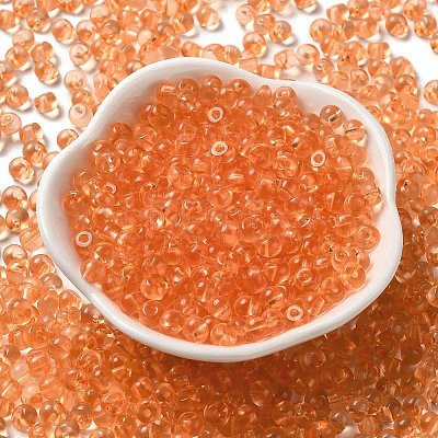 Transparent Acrylic Beads X-MACR-K359-02E-1