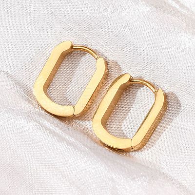304 Stainless Steel Huggie Hoop Earrings X-STAS-H156-11B-G-1
