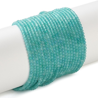 Natural Amazonite Beads Strands G-Z150-B01-2mm-1