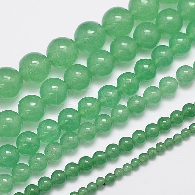 Natural & Dyed Malaysia Jade Bead Strands G-A146-4mm-A04-1