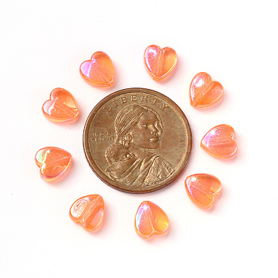 100Pcs Eco-Friendly Transparent Acrylic Beads TACR-YW0001-07C-1