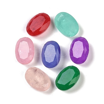 Glass Rhinestone Cabochons GLAA-A013-06B-M-1