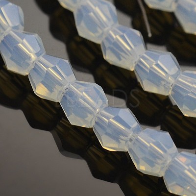 Faceted Bicone Opal Beads Strands EGLA-P017-01-1