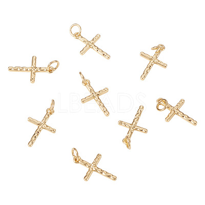 8Pcs Brass Pendants KK-TA0002-50-1