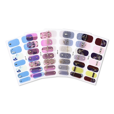 Full Cover Nombre Nail Stickers MRMJ-S060-ZX3-M-1