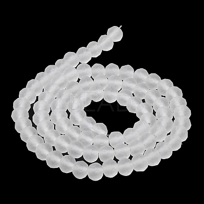 Transparent Glass Beads Strands EGLA-A034-T8mm-MD19-1