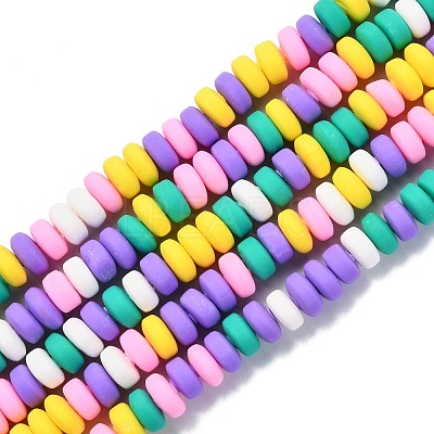 Handmade Polymer Clay Beads Strands CLAY-N008-008L-1