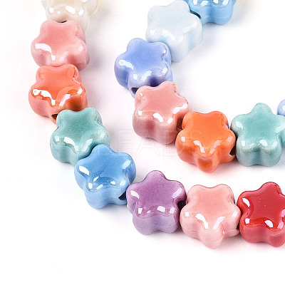 Handmade Porcelain Bead Strands PORC-N011-04-1