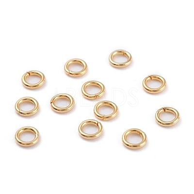 304 Stainless Steel Open Jump Rings STAS-R060-6x0.8-1