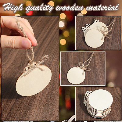 Unfinished Natural Wood Cutouts Ornaments WOOD-SP0001-17B-1