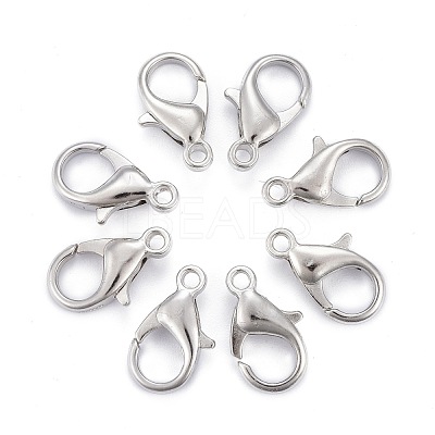 Zinc Alloy Lobster Claw Clasps E105-NF-1
