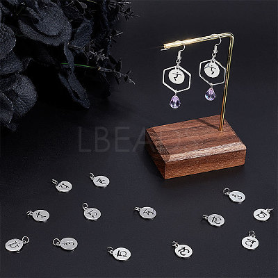 24Pcs 6 Styles 304 Stainless Steel Charms STAS-UN0048-62-1