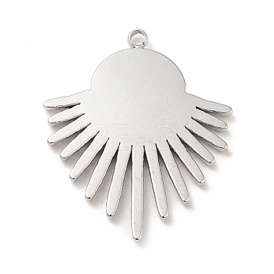 Non-Tarnish 304 Stainless Steel Pendant Cabochon Settings STAS-H172-13P-1