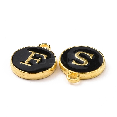 Alloy Enamel Charms ENAM-S118-02-G-1