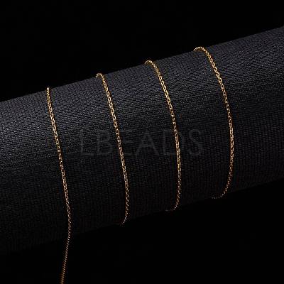 3.28 Feet Ion Plating(IP) 304 Stainless Steel Cable Chains X-CHS-H009-02G-1