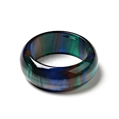 Resin Plain Band Finger Ring for Women LS-RJEW-C034-01E-1