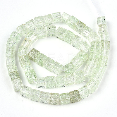 Crackle Glass Beads GLAA-S192-005D-1