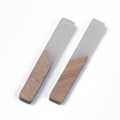Resin & Walnut Wood Big Pendants LS-X-RESI-S358-39B-1