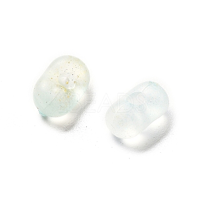 Gradient Color Transparent Frosted Acrylic Beads OACR-M023-06B-1