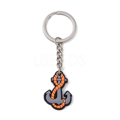 Cartoon PVC Pendant Keychain KEYC-U001-01D-1